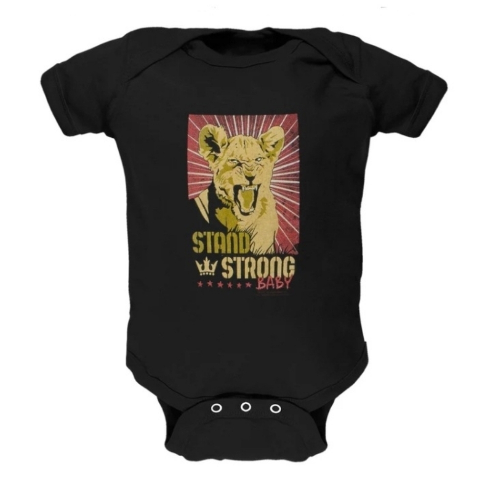 Rastafari - Stand Strong - Baby Infant Bodysuit by ZION Rootswear size L (12mo)